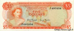 5 Dollars BAHAMAS  1968 P.29a SUP