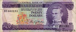20 Dollars BARBADE  1973 P.34 TB+