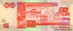 5 Dollars BELIZE  1991 P.53b TTB+