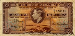 5 Shillings BERMUDES  1937 P.08b TB à TTB