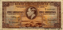 5 Shillings BERMUDES  1937 P.08b TB