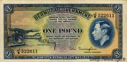 1 Pound BERMUDES  1937 P.11b TTB+