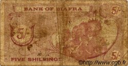 5 Shillings BIAFRA  1967 P.01 B
