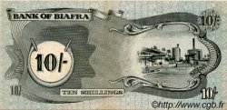 10 Shillings BIAFRA  1968 P.04 TTB