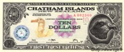 10 Dollars ILES CHATHAM  2001 P.-- NEUF