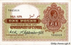 1 Pound CHYPRE  1938 P.24 TTB+