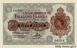 50 Pence ÎLES FALKLAND  1974 P.10b NEUF
