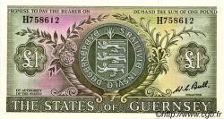 1 Pound GUERNESEY  1969 P.45c pr.NEUF
