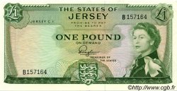 1 Pound JERSEY  1963 P.08a pr.SPL