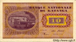 10 Francs KATANGA  1960 P.05a TTB