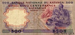 500 Francs KATANGA 1962 P.13a