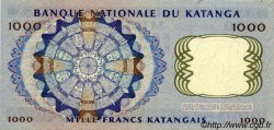 1000 Francs KATANGA  1962 P.14a SPL