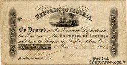 1 Dollar LIBERIA  1863 P.07b TB+