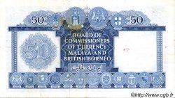 50 Dollars MALAISIE et BORNEO BRITANNIQUE  1953 P.04a TTB