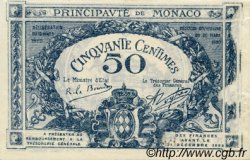 50 Centimes MONACO  1920 P.03a TTB+