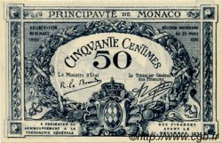 50 Centimes Spécimen MONACO  1920 P.03rs pr.NEUF