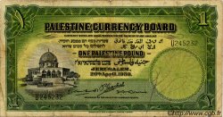 1 Pound PALESTINE  1939 P.07c B à TB