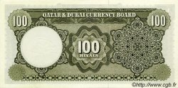 100 Riyals QATAR et DUBAI  1960 P.06a NEUF