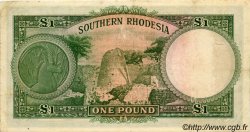 1 Pound RHODÉSIE DU SUD  1948 P.10d TB+