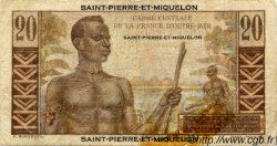 20 Francs Émile Gentil SAINT PIERRE ET MIQUELON  1946 P.24 TTB