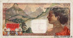 2 NF sur 100 Francs La Bourdonnais SAINT PIERRE ET MIQUELON  1960 P.32 TTB