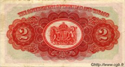 2 Dollars TRINIDAD et TOBAGO  1943 P.08 TTB