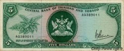 5 Dollars TRINIDAD et TOBAGO  1977 P.31a TB+