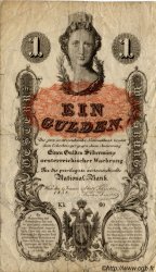 1 Gulden AUTRICHE  1858 P.A084 TB