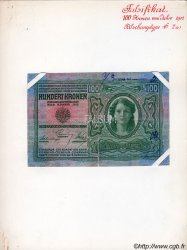 100 Kronen Faux AUTRICHE  1912 P.012x pr.TTB
