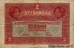 2 Kronen AUTRICHE  1917 P.021 B+