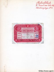 2 Kronen Faux AUTRICHE  1917 P.021x TTB