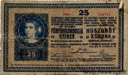 25 Kronen AUTRICHE  1918 P.023 pr.B