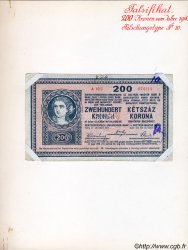 200 Kronen faux Faux AUTRICHE  1918 P.024x TB+