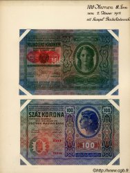 100 Kronen Spécimen AUTRICHE  1919 P.055s SPL