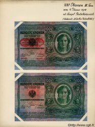 100 Kronen Spécimen AUTRICHE  1919 P.056s pr.NEUF