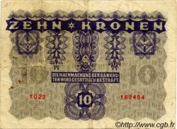 10 Kronen AUTRICHE  1922 P.075 TTB