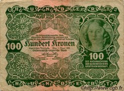 100 Kronen AUTRICHE  1922 P.077 TB