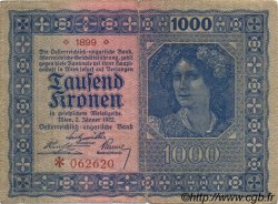 1000 Kronen AUTRICHE  1922 P.078 TB
