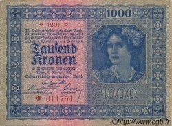 1000 Kronen AUTRICHE  1922 P.078 SUP+
