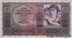 500000 Kronen Spécimen AUTRICHE  1922 P.084s NEUF