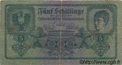 5 Schillinge AUTRICHE  1925 P.088 B+