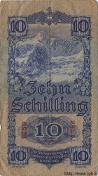 10 Schilling AUTRICHE  1933 P.099a TB