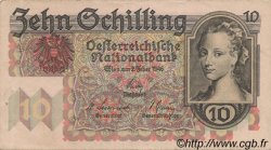 10 Schilling AUTRICHE  1946 P.122 TTB+