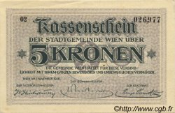 5 Kronen AUTRICHE Vienne 1918 -- SPL