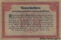 100 Kronen AUTRICHE Vienne 1918 -- TTB+