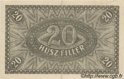 20 Filler HONGRIE  1920 P.043 SUP+