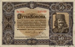 50 Korona HONGRIE  1920 P.062 TTB