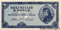 100000000 B-Pengö HONGRIE  1946 P.136 SPL