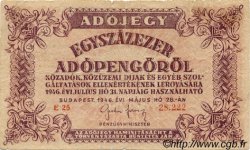 100000 Adopengö HONGRIE  1946 P.144a B+