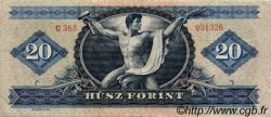 20 Forint HONGRIE  1965 P.169d TTB